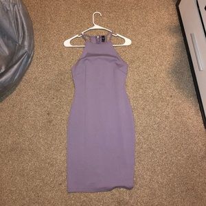 Purple/lavender form fitting dress